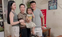 Quang Hải và bạn gái Chu Thanh Huyền xuất hiện trong cùng khung hình ở quê nhà Đông Anh