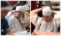 Hồng Nhung và Hồng Phượng vắng mặt, con gái ruột của Vũ Linh khóc nức nở trong 100 ngày của ba