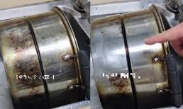 Tẩy vết ố vàng trên nồi inox có khó không? Mách bạn mẹo nhỏ, vết ố vàng và bụi bẩn sẽ tự động rơi ra và sạch sẽ ngay lập tức