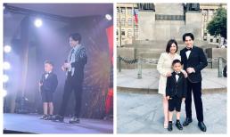 Đan Trường và vợ cũ tình tứ trong khung ảnh gia đình, con trai lên sân khấu song ca bản hit cùng nam ca sĩ