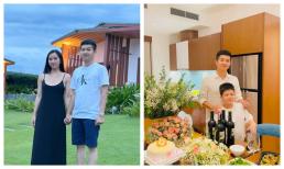 Chồng cũ Nhật Kim Anh đưa con trai du lịch hè cùng bạn gái mới của mình, khoe cận luôn mặt nửa kia