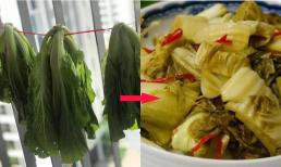 Mùa hè muối dưa cải dễ bị khú, mẹo để dưa vàng ươm và giòn ngon 