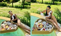 Đoan Trang diện đồ tắm thả dáng cực quyến rũ, body chắc khoẻ cùng làn da nâu thương hiệu gây sốt