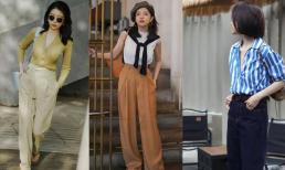 Khi mặc 'quần ống rộng', hãy chọn giày phù hợp. Học hỏi từ các blogger để trông thời trang và khoe chân dài miên man