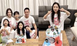 Gia đình Lý Hải - Minh Hà diện đồ tông xoẹt tông trong sinh nhật con gái út, nhóc tì xinh xắn hết nấc khi đón tuổi mới 