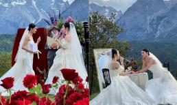 Đám cưới của cặp đôi đồng tính nữ gây sốt vì cả người lẫn cảnh đều đẹp như trong truyện cổ tích