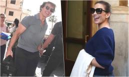 Tom Cruise khoe thân hình vạm vỡ cùng 'người yêu cũ' Hayley Atwell đến Rome