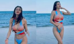 Em gái Công Vinh cực cháy khi diện bikini, nhan sắc chẳng kém mỹ nhân Vbiz 