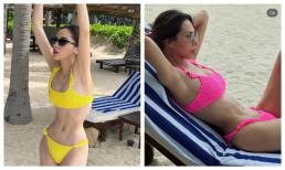 Kỳ Duyên - Minh Triệu đua nhau diện bikini khoe dáng, ai cũng quá nóng bỏng