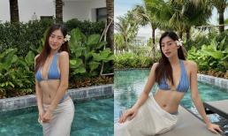 Lương Thùy Linh diện bikini 2 mảnh khoe dáng, khéo léo thay đổi 1 điều hậu tranh cãi vì 'hở bạo' khi là giảng viên