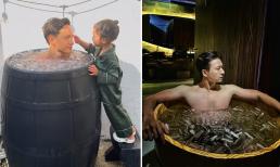 Ngâm nước đá có tác dụng gì mà Kim Lý, Ngô Kiến Huy cùng nhiều tuyển thủ Việt thường xuyên làm?