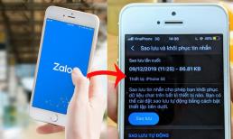 Vô tình xóa mất tin nhắn Zalo, làm theo cách này sẽ giúp bạn khôi phục trong tích tắc