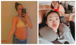 Minh Hằng quay cận bụng bầu vượt mặt tuần thứ 31, mặt mộc thế nào mà dân tình ngỡ ngàng?