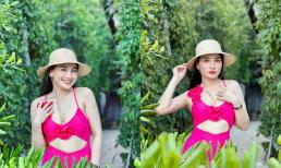Bảo Thanh diện bikini liền gây sốt: Đường cong nuột nà, nhan sắc thăng hạng 