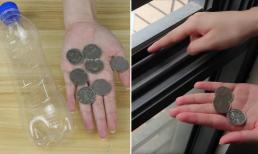 Bỏ vài đồng xu vào chai nhựa rồi đặt trên cửa sổ, cả nhà hưởng lợi 'quý như kho báu'