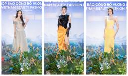 Dàn hậu đình đám thả dáng tựa nữ thần, nhan sắc qua camera thường quá cuốn tại họp báo Miss World Vietnam 2023