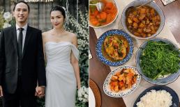 Gia đình hào môn ăn gì? Tăng Thanh Hà khoe thực đơn cơm nhà, dân mạng tấm tắc khen vì quá khéo