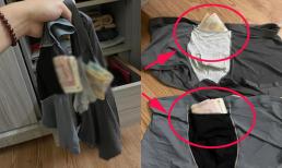 Vợ phát hiện chồng giấu quỹ đen trong 'quần nhỏ', dân mạng cảm thán: 'Toang thật rồi' 