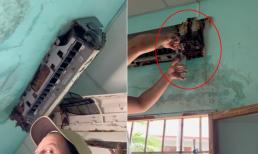 Sửa điều hòa cho khách, anh thợ không những có tiền công còn thu được cả mật ong nguyên chất