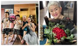 Mẹ Đinh Ngọc Diệp hiếm hoi lộ diện mừng sinh nhật cùng con cháu, nhan sắc thay đổi ngỡ ngàng