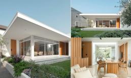 Thiết kế nhà mái bằng gam trắng cực ấn tượng, 'đưa cả thiên nhiên' vào không gian sống 