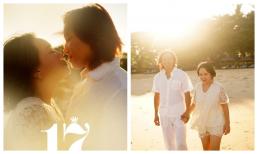 Việt Hương kỉ niệm 17 năm ngày cưới với chồng bằng bộ ảnh tình hết nấc, lại còn khóa môi cực ngọt