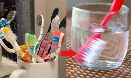 Bàn chải đánh răng dùng quanh năm trở thành 'ổ vi khuẩn', mẹo diệt sạch vi khuẩn nhờ một loại hỗn hợp