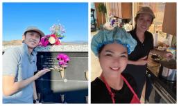 Hoài Linh đến thăm mộ Chí Tài ở Mỹ, còn có hành động tinh tế ấm lòng này