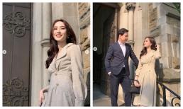 Hoa hậu Đặng Thu Thảo hiếm hoi đăng ảnh cùng chồng, thần thái chuẩn phu nhân hào môn 