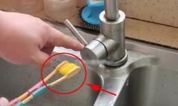 Bàn chải đánh răng cũ đừng vứt đi, buộc lại với nhau trở thành công cụ cực hữu ích, giúp tiết kiệm tiền 