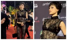 Tuyết Lan diện nội y sải bước thảm đỏ, gợi cảm hay phản cảm?