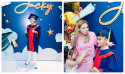 Thanh Thảo chúc mừng Jacky Minh Trí tốt nghiệp cấp 1, thành tích đúng 'đỉnh của chóp'
