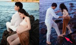 'Cô chủ tiệm nail' Huyền My - tình cũ Quang Hải tung bộ ảnh khoe bụng bầu vượt mặt bên chồng diễn viên