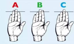 Độ dài ngón tay quyết định tính cách của bạn! Xem tính cách bạn là gì?