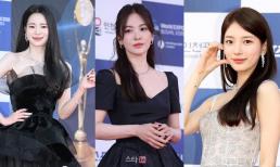 Song Hye Kyo lấn át dàn mỹ nhân trên thảm đỏ nhờ khuôn mặt 'ăn tiền', thắng Daesang tại Blue Dragon Series Awards lần thứ 2