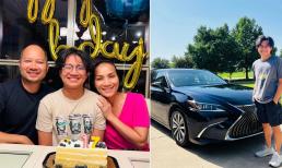 Vợ chồng Hồng Ngọc tổ chức tiệc sinh nhật cho con trai lớn, quý tử được tặng ô tô sang làm quà mừng tuổi 17