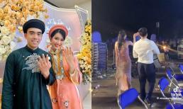 Phát sốt với khoảnh khắc Á hậu Phương Anh được chồng chăm sóc sau khi hoàn thành vai trò MC Miss World Vietnam 2023