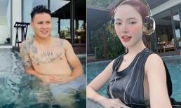 Quang Hải và Chu Thanh Huyền check-in cùng bể bơi hậu nghi vấn chia tay? 