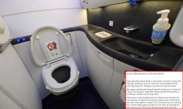 Xôn xao thông tin 'sử dụng toilet trên máy bay bị hút quần và ruột ra ngoài'? Chuyên gia nói gì?