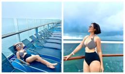 Cát Tường phô vòng một ngồn ngộn với bikini, bị dân mạng chê 'hình đã qua chỉnh sửa'