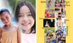 Con gái 'Mỹ nhân đẹp nhất Philippines' gây bất ngờ khi học cả chục môn năng khiếu, giành một lúc 4 huy chương bơi lội