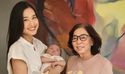 Hoa hậu Dương Mỹ Linh hiếm hoi đăng ảnh bên con đầu lòng, nhan sắc 'mẹ bỉm' gây chú ý