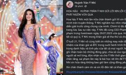 Hoa hậu Ý Nhi có bài đăng chính thức sau loạt ồn ào, mong được tha thứ và có cơ hội sửa sai