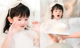 Trương Mỹ Nhân hé lộ bộ ảnh cực đáng yêu của con gái cưng trong dịp sinh nhật 3 tuổi 