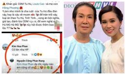 Cháu gái Vũ Linh bị nghi dùng nick giả hạ bệ Hồng Loan và mắng đồng nghiệp thân thiết của cậu ruột