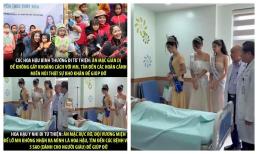 Dân tình chán nản vì top 3 Miss World Vietnam 2023 đi thăm hỏi bệnh nhân nhưng lên đồ như đi thảm đỏ