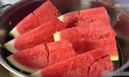 Cách hấp món dưa hấu bảo quản ăn cả năm vẫn ngon ngọt