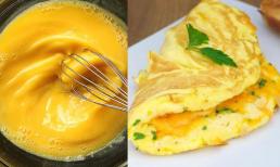 Mẹo chiên trứng lên màu đẹp và ngon: Chỉ cần thêm vài giọt này, trứng sẽ siêu thơm và mềm xốp 