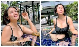 Cát Tường lại phô dáng với đồ tắm, mỉa mai anti-fan: 'Bắt một người làm theo ý mình thể hiện cái văn hóa lùn'
