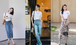 10 cách mặc áo phông trắng vừa đẹp vừa đa năng 